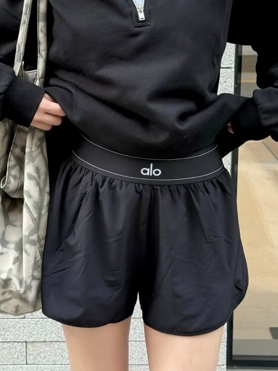 ALO Yoga Pants - NWT ALO Yoga Black Match Point Short🎇Lightweight Versatile Practical Shorts